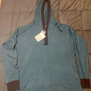 Smartwool Womens Shadow Pine Hoodie Sweater sz Lg